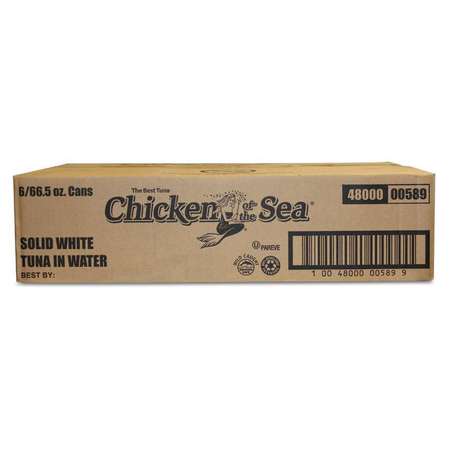 CHICKEN OF THE SEA Chicken Of The Sea Aluminum Solid White In Water Tuna 66.5 oz., PK6 10048000005899